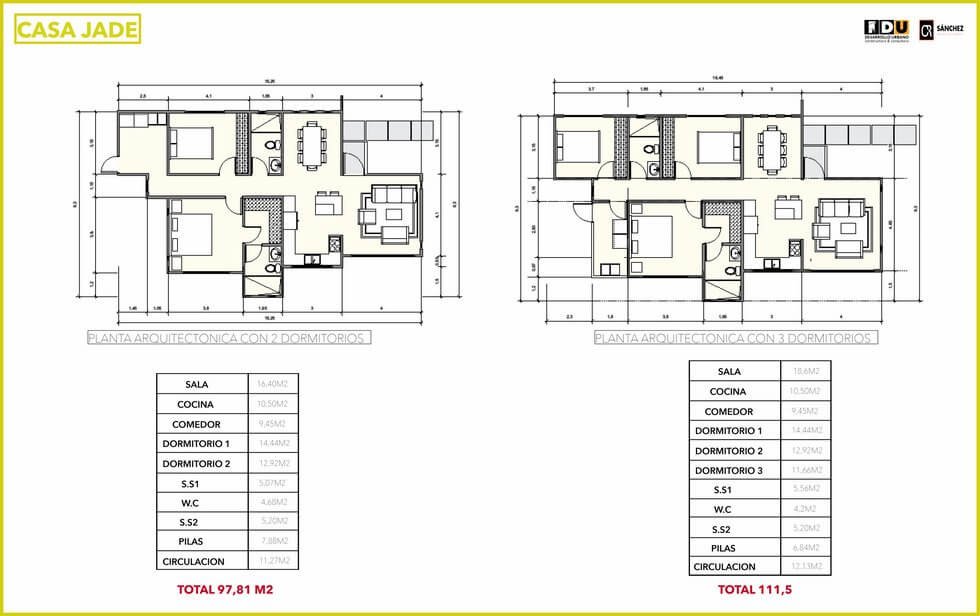 Casa jade plano